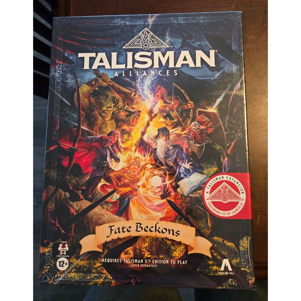 Avalon Hill Talisman Alliances Fate Beckons 5th Edition Expansion‎ Board Game